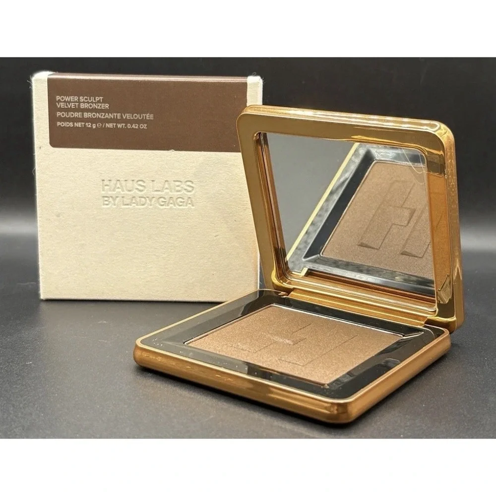 Haus Labs by Lady Gaga Power Sculpt Velvet Bronzer Deep Level 12 Jatoba Sun NIB